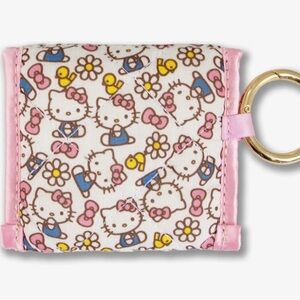 Hello Kitty® Pink Bows Quilted Earbud Pouch airpods pro 1 2 3